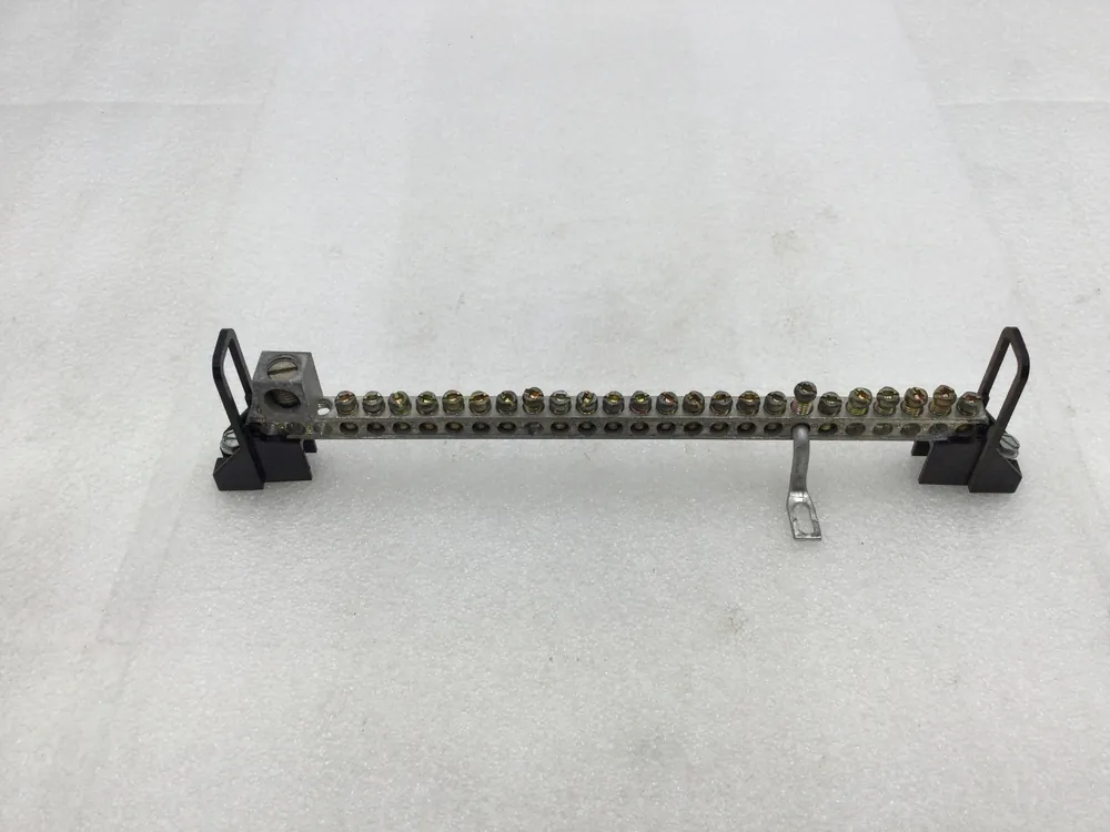 Flash Sale Eaton/Cutler 27 Position Neutral/Isolated Grounding Bar 10 1/2" x 1 1/2"