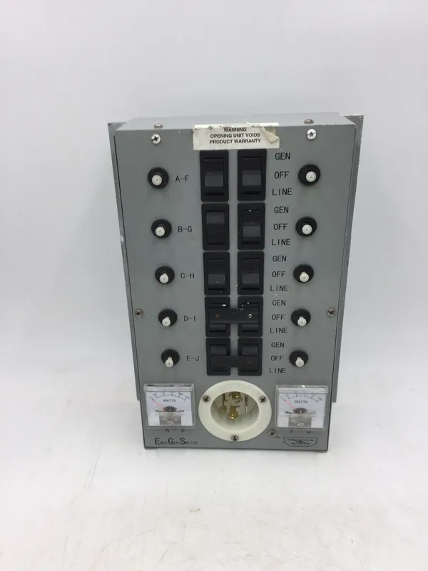 Exclusive Offer Connecticut Electric EGS107501 10 Circuit 30A 240V 7500W Manual Generator Transfer Switch