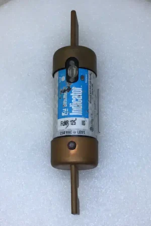 Littelfuse FLNR-125-1D 125 Amp 250V Time Delay Fuse w/ Indicator - Copper Cap Final Sale