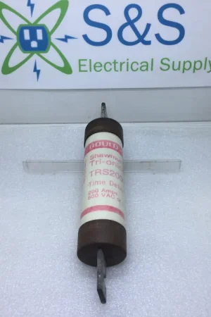 Gould/Shawmut Tri-Onic TRS200R 200 Amp 600V or Less Time Delay Fuse Current Limiting Class RK5 Mega Sale