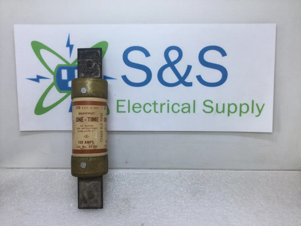 Shawmut 0T150 150 Amp 240 Volt Or Less One Time Fuse Fan Favorite