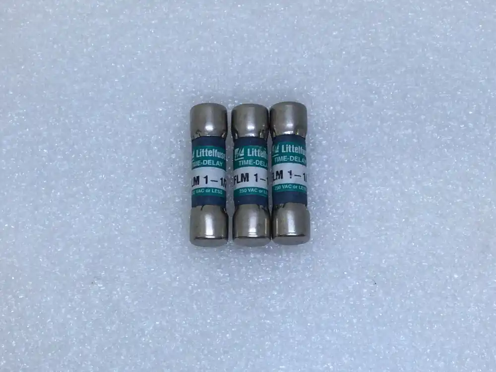 Littelfuse FLM-1-1/2 1.5 Amp 250V or Less Time Delay Fuse - Lot of 3 Limited Edition