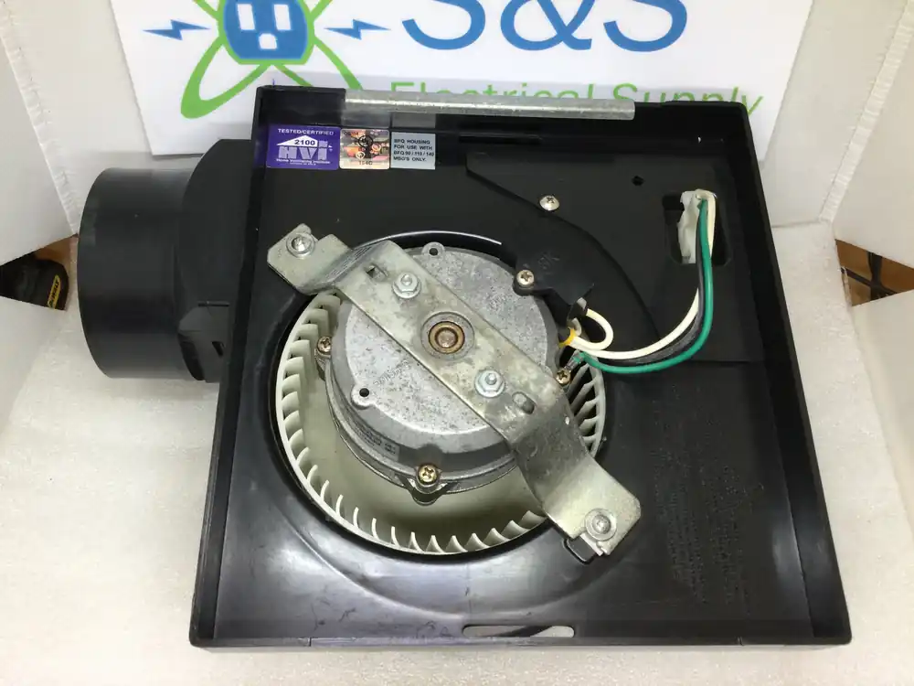 Price Drop Air King BFQ110 110cfm Bath Fan Housing, Motor, & Fan 120vac, New Open Box, No Cover