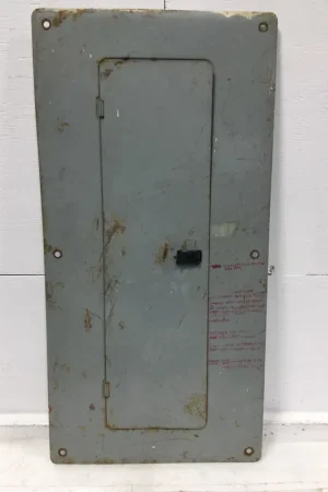 Hot Deal ITE/Gould 28 Space Load Center Cover/Door Only w/Main 31 1/4" x 15 1/2" - Flawed