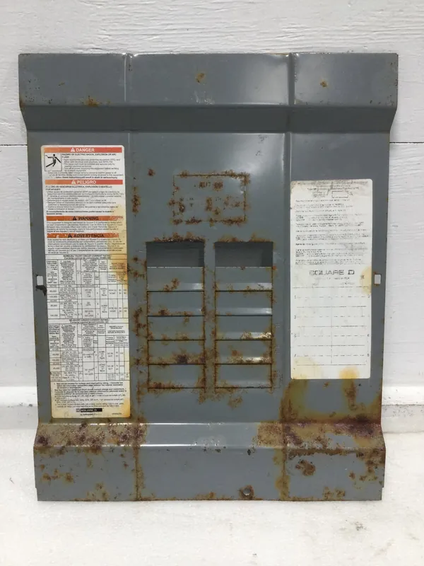 Square D QO112L125 125 Amp 12 Space 120/240V Dead Front w/Main 17 3/8" x 14" Final Sale