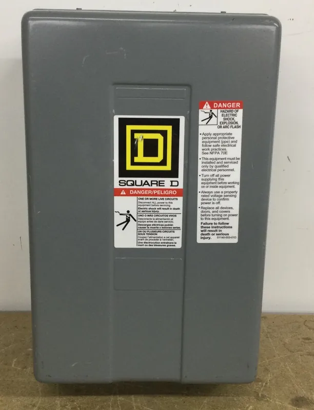 Place Order Square D 8903LG60 30 Amp 6 Pole 600V Multipole Lighting Contactor Enclosure