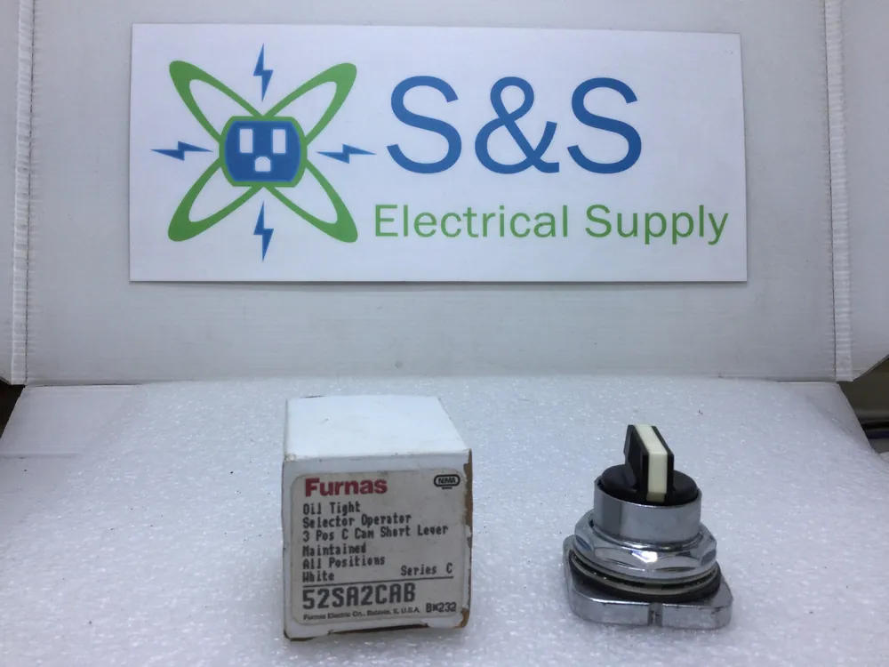 Furnas 52SA2CAB 3-Position Cam Short Lever Oil Tight Selector Series C Factory Price