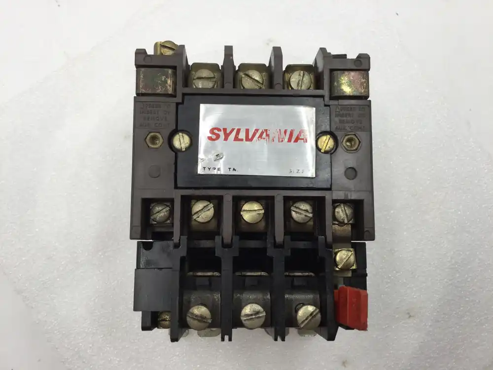 Sylvania T13U030 18 Amp 3 Phase Size 0 600V Contactor w/120V Coil TB159-1 Fan Favorite
