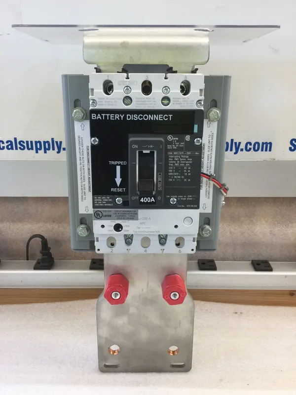 Sale EEE/Electric Equipment & Engineering EVFB200 400A DC Disconnect for Battery Power Plants (Please See Photos)