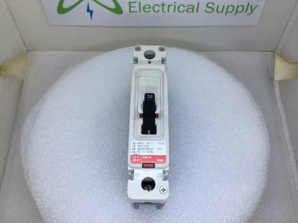Eaton/Cutler Hammer HFD1030 30 Amp 1 Pole 277V Circuit Breaker - Red Label Luxury