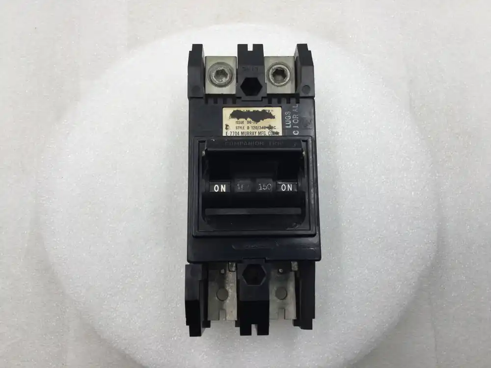 Murray E-7704 150 Amp 2 Pole 120/240V Type EG-83 Style D Breaker - Cosmetic Flaw Secure Checkout