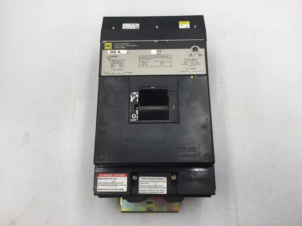 Square D LC36300 300 Amp 3 Pole 600V Molded Case Circuit Breaker Certified