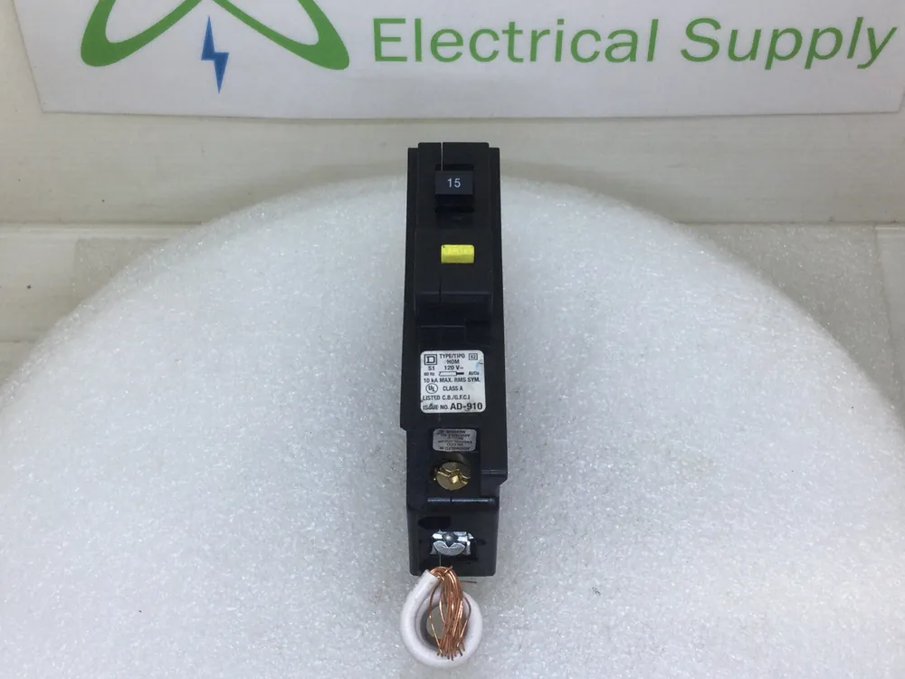 Square D HOM115GFI 15 Amp 1 Pole 120/240V GFCI Circuit Breaker - Cosmetic Flaw Special Discount