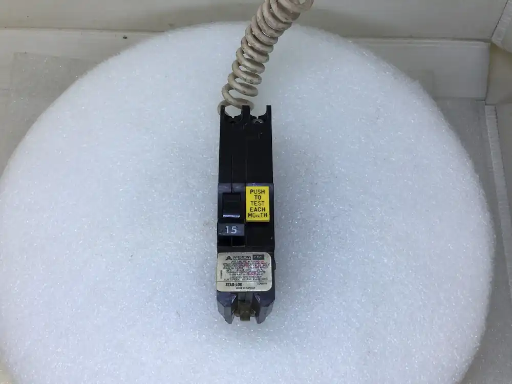 Discount American NAGF15 15 Amp 1 Pole 120V GFI/GFCI Circuit Breaker