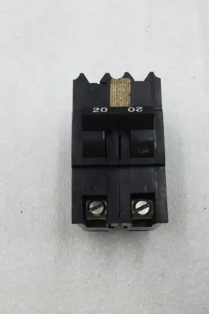 Limited Offer Federal Electric NB220 20 Amp 2 Pole 240V Circuit Breaker - Cosmetic Flaw