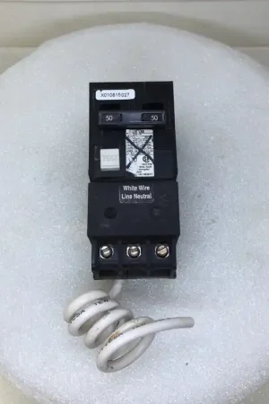 Holiday Sale Murray MP250GFAP 50 Amp 2 Pole 120/240V Type MP-GT Circuit Breaker w/ GFCI
