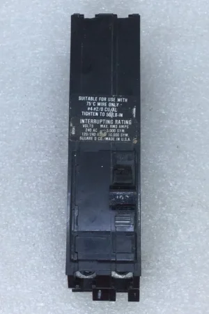 Bargain Square D Q1L2100 100 Amp 2 Pole 240V Main/Circuit Breaker - Cosmetic Flaw