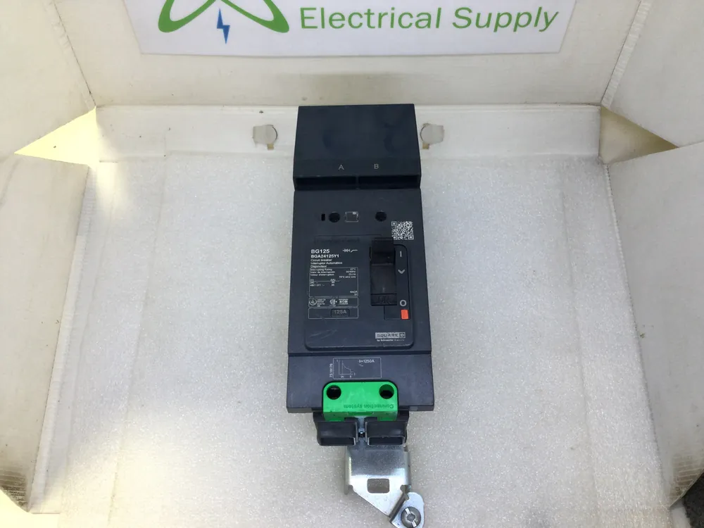 Square D BGA24125Y1 125 Amp 2 Pole 480/277V PowerPact Circuit Breaker Genuine
