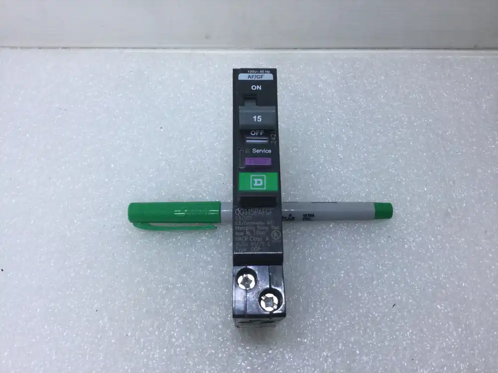 Square D QO115PAFGF 15 Amp 1 Pole 120V Circuit Breaker - Cosmetic Flaw Trending