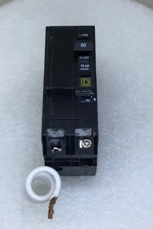 Buy Direct Square D QO260GFI 60 Amp 2 Pole 120/240V GFCI Circuit Breaker - Black Button