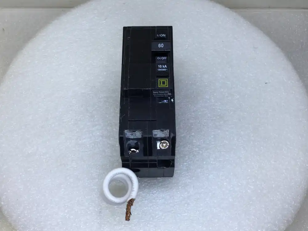 Buy Direct Square D QO260GFI 60 Amp 2 Pole 120/240V GFCI Circuit Breaker - Black Button