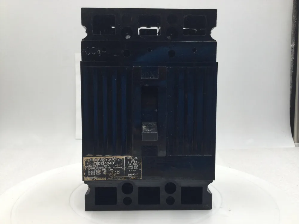 GE/General Electric TED134040 40 Amp 3 Pole 480V Circuit Breaker Buy Online