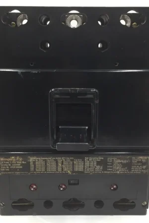 Westinghouse LA3400F 400 Amp 3 Pole 600V Circuit Breaker w/ Shunt Trip Limited Edition