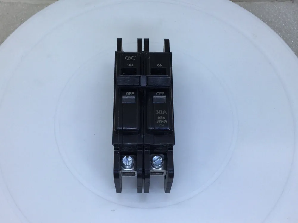 Hartland Controls HCB-2P30GG 30 Amp 2 Pole 120/240V Circuit Breaker W/ Lugs Final Sale
