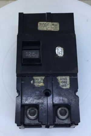 Order Now Zinsco QFP2125 125 Amp 2 Pole 120/240V Type QFP24 Plug In Circuit Breaker