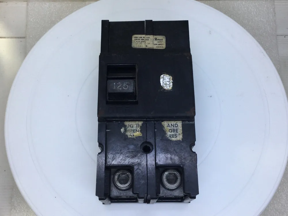 Order Now Zinsco QFP2125 125 Amp 2 Pole 120/240V Type QFP24 Plug In Circuit Breaker