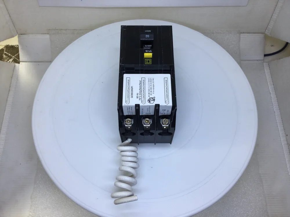 Time-Limited Square D QOB320GFI 20 Amp 3 Pole 120V Bolt On GFI Circuit Breaker