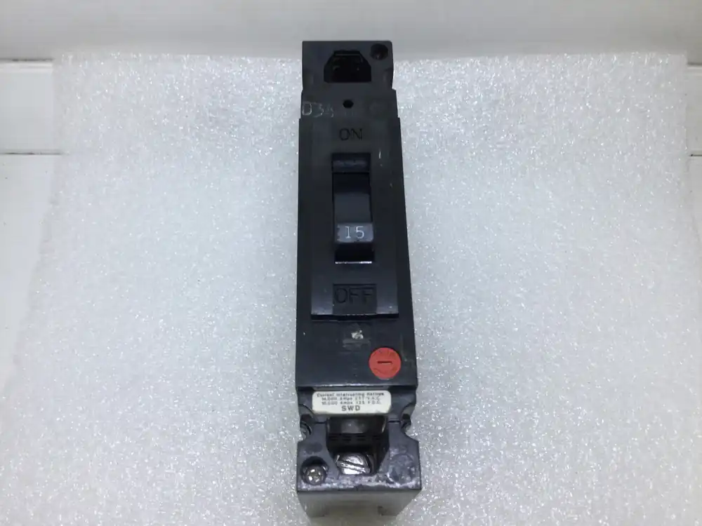 GE General Electric TED113015 15 Amp 1 Pole 277V Bolt on Circuit Breaker Markdown