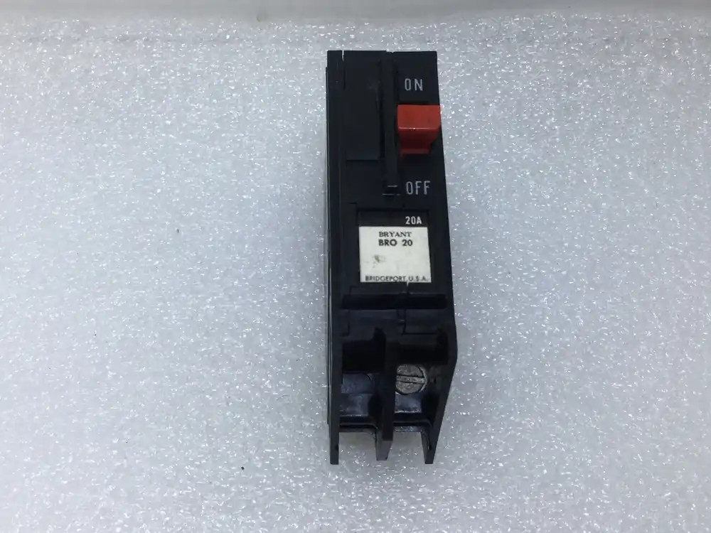 Bryant BRO20 20 Amp Single Pole 120 VAC Circuit Breaker Sale