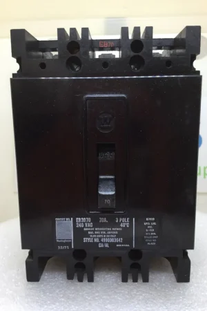 Westinghouse EB3070 70 Amp 3 Pole 240V Circuit Breaker Latest