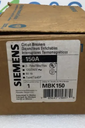 Siemens/ITE MBK150 150 Amp 4 Pole 120/240V 22k Main Breaker Super Sale
