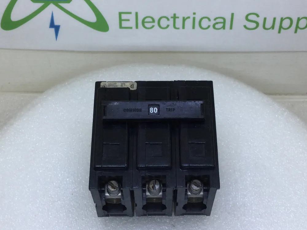 Discount Eaton/Cutler-Hammer BAB3080H 80 Amp 3 Pole 240V Type BAB Circuit Breaker
