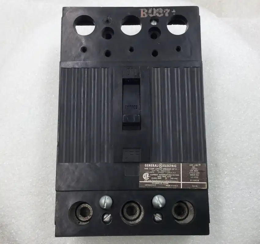General Electric TQD32150 150 Amp 3 Pole 240V Type TQD Circuit Breaker Get Yours