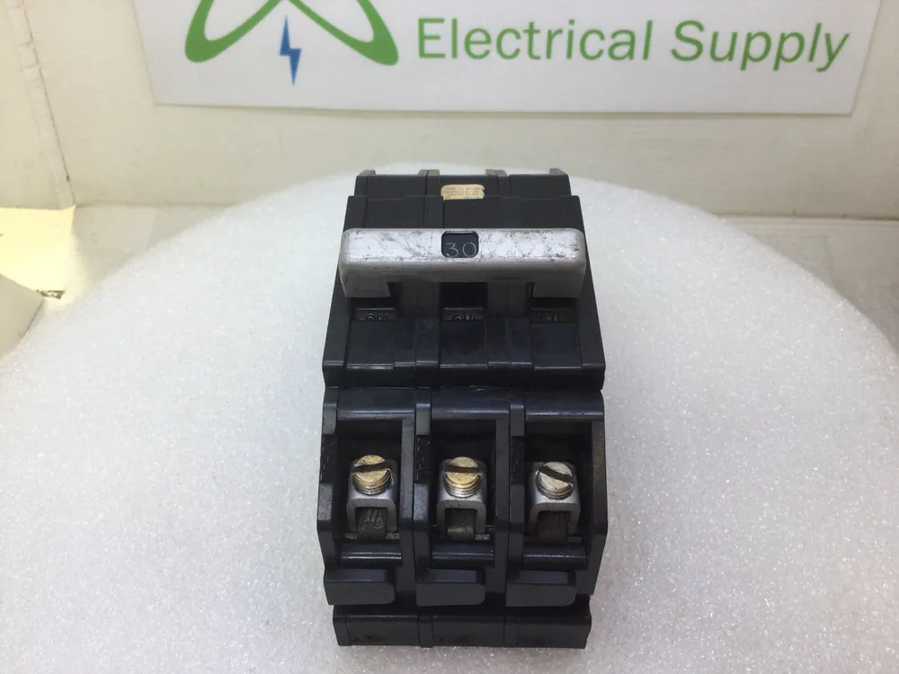 Zinsco/GTE/Sylvania Q243030 30 Amp 3 Pole 240V Type Q-24 Circuit Breaker Special Discount