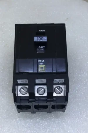 While Supplies Last Square D QOB3100VH 100 Amp 3 Pole 240V Bolt In Circuit Breaker