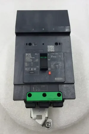 Square D BDA36100 100 Amp 3 Pole 600V Powerpact Circuit Breaker Money Back Guarantee