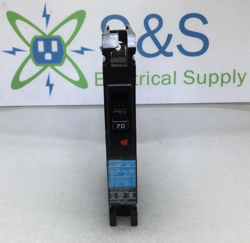 Siemens/ITE ED41B020 20 Amp 1 Pole 277V Circuit Breaker Buy Today