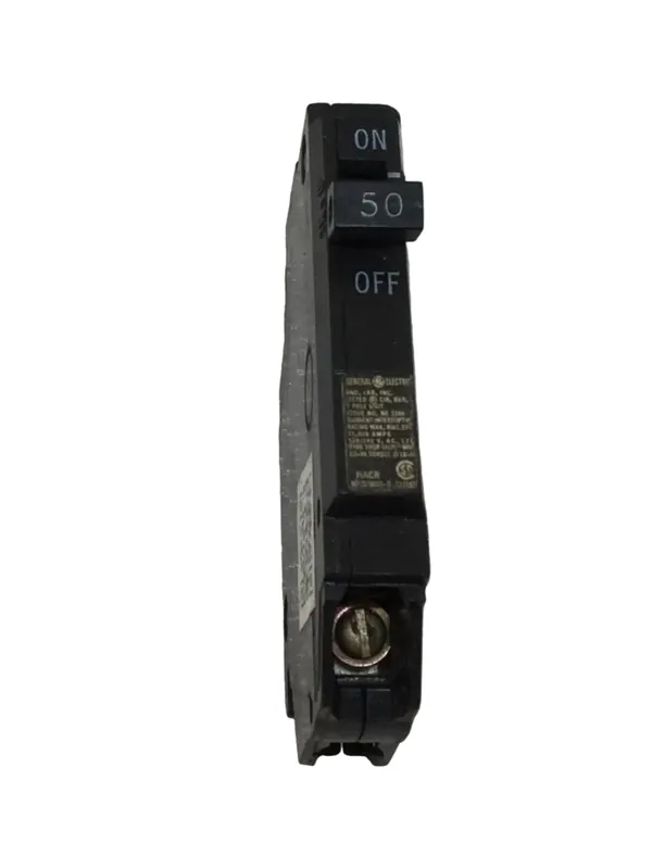 GE THQP150/TQP 50 Amp 2 Pole 120/240V Slim Circuit Breaker - Black Face Grab Now