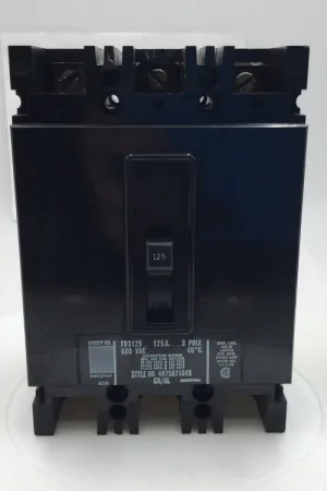 Buy Direct Westinghouse FB3125 125 Amp 3 Pole 600 Volt Circuit Breaker