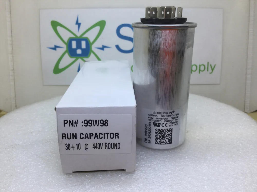 Exclusive Offer Surephon 99W98 CBB65A 30+10MFD +/-5% 440V 50/60Hz Capacitor