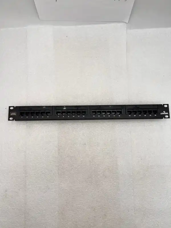 Leviton 49012-J24 24 Port Voice Grade Patch Panel Must Have