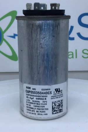 Premium Goodman CAP050350440CS 35+5uf +/-6% 440/370VAC/B 50/60Hz Capacitor