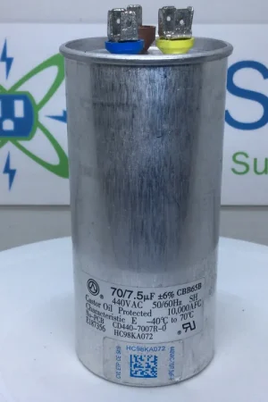 Handmade Tongfeng CD440-7007R-0 70/7.5uf+/-6% 440v 50/60Hz CBB65B Capacitor