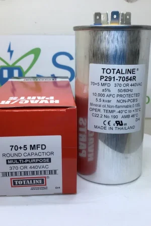 Latest Totaline P291-7054R 70+5.0MFD +/-5% 370/440V 50/60Hz 70c/-40c Capacitor