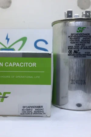 Same Day Shipping Trane/SF SFCAP45D5440R 45+5MFD +/-5% 440VAC 50/60Hz 70c/-40c