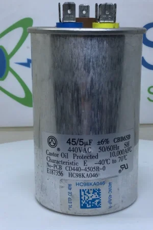 Tongfeng CD440-4505R-0 45/5uf+/-6% 440v 50/60Hz CBB65B Capacitor Final Sale